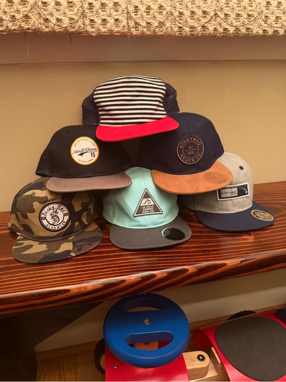 6 Binky Bro Infant Hats